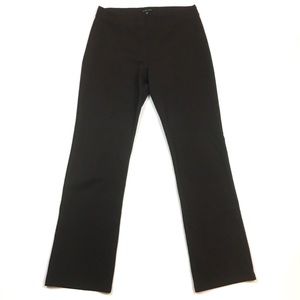 Eileen Fisher ponte knit pull on pants brown